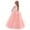 Pink, variant on Toddler Children Girls Short Sleeve Prints Dresses Dress Sundress Versatile Dailywear