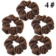 thumbnail image 2 of 5 Pcs Chouchous à Bulles pour Cheveux, Couleur Unie, Bandes Élastiques pour Cheveux, Chouchous à Nouer, 2 of 10