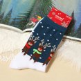 thumbnail image 2 of 5 pares de calcetines navideños para mujer, diseño de vacaciones navideñas, calcetines de algodón, tamaño 5-8 Adepaton CJWUS-2538, 2 of 2