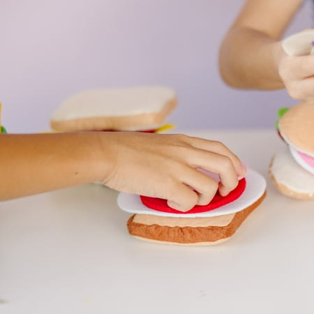 Melissa & Doug Felt Food Sandwich Play Food Set - 33 Pieces