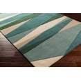 thumbnail image 4 of Mark&Day Wool Rugs, 8x10 Mulhouse Modern Sea Foam Area Rug, Green Blue Brown Carpet for Living Room, Bedroom or Kitchen (7'6" x 9'6"), 4 of 9