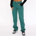 thumbnail image 2 of YDLCAFD Women's Pants Pocket Patchwork Casual Loose Mid Rise Jeans S, 2 of 9