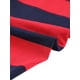 thumbnail image 5 of Allegra K Las polainas del traje de la Navidad de las mujeres imprimieron los pantalones del estribo de la yoga de la cintura elástica de la cintura alta Raya roja azul marino S, 5 of 5