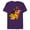 Purple, variant on Disney The Lion King Young Simba Timon and Pumbaa - Short Sleeve Blended T-Shirt for Adults - Customized-Yellow