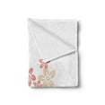 thumbnail image 2 of Valentines Day Soft Flannel Fleece Throw Blanket, Floral Arrangement with Bird Soft Daisies Vintage, Cozy Plush for Indoor and Outdoor Use, 70" x 90", Dried Rose Blue Grey, by Ambesonne, 2 of 5