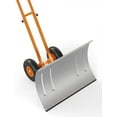 thumbnail image 6 of 30" Hea-vy-Duty Wheeled Snow Pusher Shovel - Metal Angle Blade & Adjustable T-Handle, Ideal for Driveways/Sidewalks/Doorways, 6 of 6