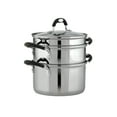 Tramontina Stainless Steel 3 Quart Steamer & DoubleBoiler, 4 Piece