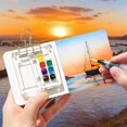 thumbnail image 3 of Set de pintura de acuarela Soniuong Pocket Artist con 12 colores, 3 of 6