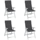 thumbnail image 2 of 4 Cojines para Silla Casafoyer Respaldo Alto Melange Antracita, 2 of 4