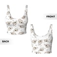 thumbnail image 4 of Yiaed Cartoon Koala Print Ladies Waistcoat Women Sports Vest Vest Sports Women Sports Top Yoga Vest for women-Large, 4 of 8
