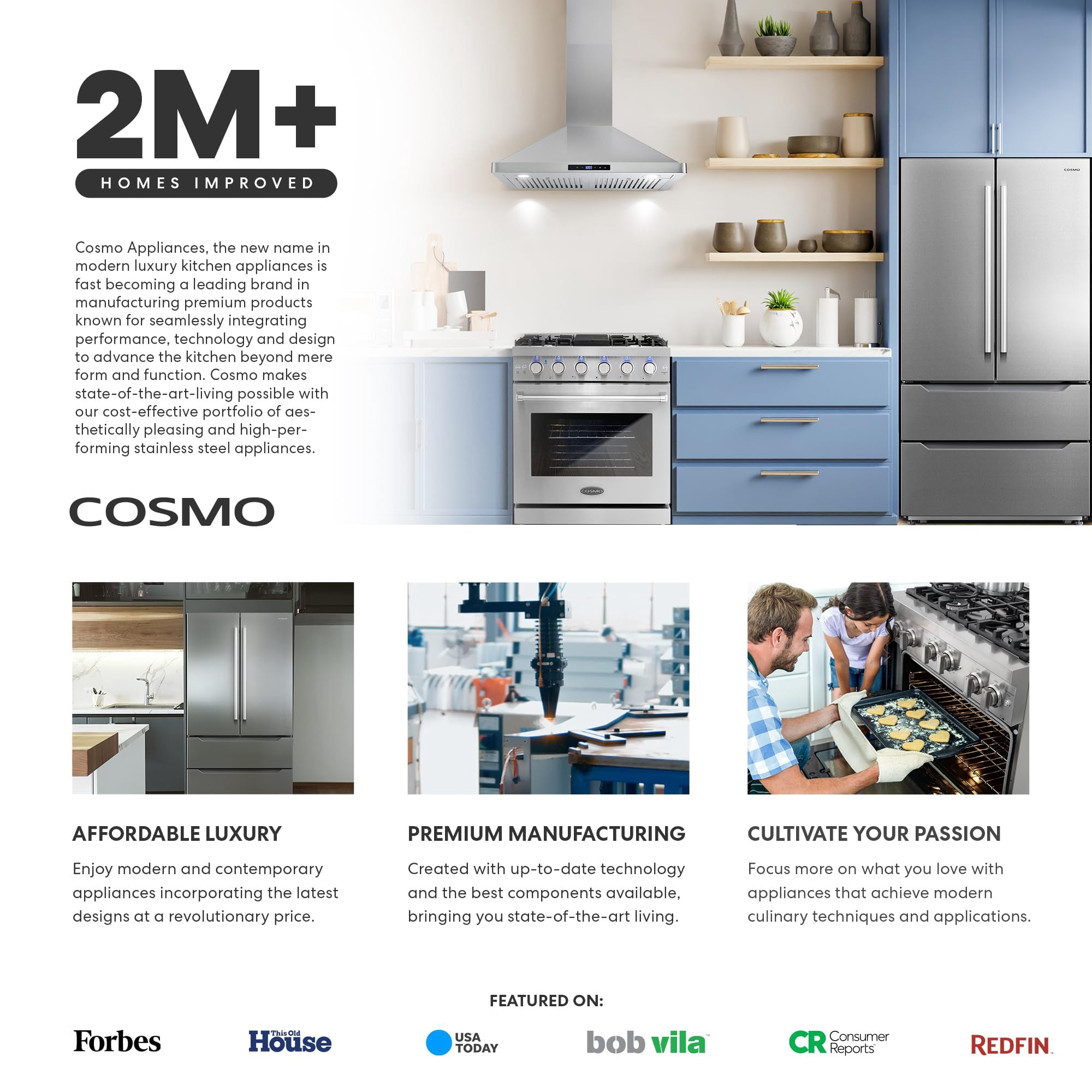 Pemberly Row 30" 380 CFM Ducted Wall Mount Range Stainless Steel Kitchen Hood