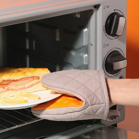 

Meizhencang Heat Insulation Oven Glove More Thicken Silicone Anti-slid Soft Oven Clip for Home