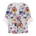 thumbnail image 4 of Everyday Short Sleeve Tops for Women Loose Fit Summer Trendy Blouse, 4 of 5