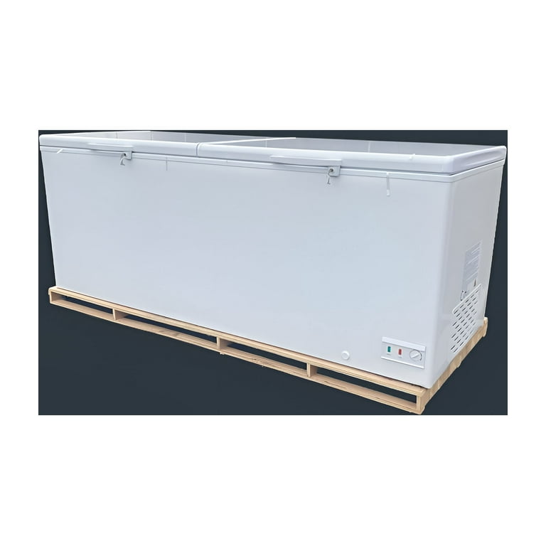Commercial Huge Chest Freezer Double door Blast Freezer for hard Ice Cream Fresh Meat Chincken Fish 35 cu ft NSF