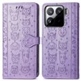 thumbnail image 4 of Funda Cartera FOXDOCK para Xiaomi 15 , Flip PU con Relieve de Gatos y Perros, Tarjetero y Soporte, 4 of 6