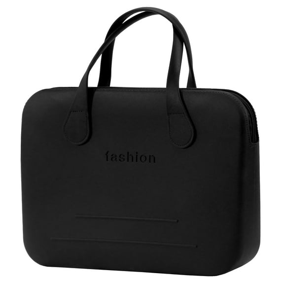 Stillithou Laptop Bag, 13.3 Inch Waterproof Anti-Scratch Shockproof Silicone laptop tote bag for women, Office Work Travel, Black