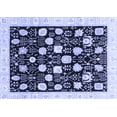 thumbnail image 1 of Ahgly Company Indoor Rectangle Oriental Blue Traditional Area Rugs, 7' x 9', 1 of 4