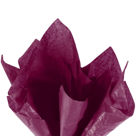 Unique Bargains Gift Wrap Tissue Paper Burgundy 20' x 26' for Gift Bags, Wedding, Party, Favor Decor, DIY Crafts 10 Sheets