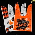 thumbnail image 4 of 50 Bolsas para dulces de Halloween, bolsas de regalo, bolsas de almacenamiento para artículos de celebración naranja y blanco, 4 of 7