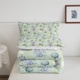 thumbnail image 5 of Manfei Cartoon Dragon Wildlife King Size Comforter Sets,Fantasy Tree Cloud Comforters King Size,Green Gray,Colorful Stars Reversible,3pcs,1 Comforter and 2 Pillowcases, 5 of 7