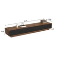 thumbnail image 4 of Blotout 78.7''Minimalist Floating TV Stand, Modern Wall-Mounted Media Console with 4 Drawers, Soft Close Hydraulic Cabinets, Round Corner & Cable Management for Wall-mounted TV Up to 90'', 4 of 8