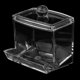thumbnail image 5 of Organizador de maquillaje cosmético,Caja de hisopos de algodón acrílico transparente,Caja de hisopos de algodón acrílico de cristal,Caja de hisopos de algodón a prueba de 2 piezas, 5 of 8