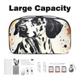 thumbnail image 3 of Spotted Dog Waterproof Oxford Cloth Hard Drive Case with Charger Pouch, PC Case, Small Travel Electronic Organizer, and Cord Organizer Travel - 5.9x9.44x3.14 in, 3 of 6