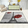 thumbnail image 3 of Dreamtimes Eiffel Tower with Flying Umbrella 80 x 58 inches Lightweight Soft Area Rug Mat Indoor Floor Rugs Home Decoration for Kids Room Living Room, 3 of 6