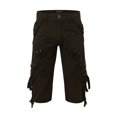 thumbnail image 4 of SHIXIAOO Men's Spring and Summer Leisure Sports Solid Color Pocket Trouser Leg Hanging Rope Tool Minute Shorts, 4 of 6