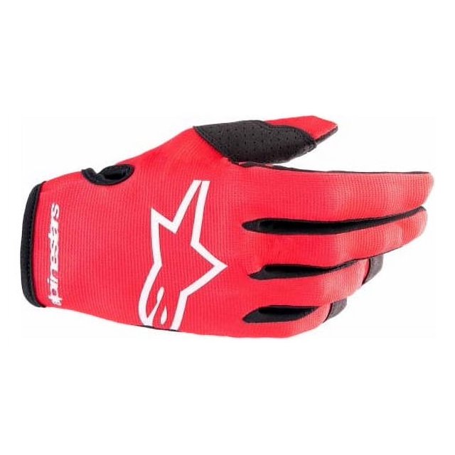 Guantes Para Motociclista Alpinestars Radar Glove Color ROJ/BCO Talla M