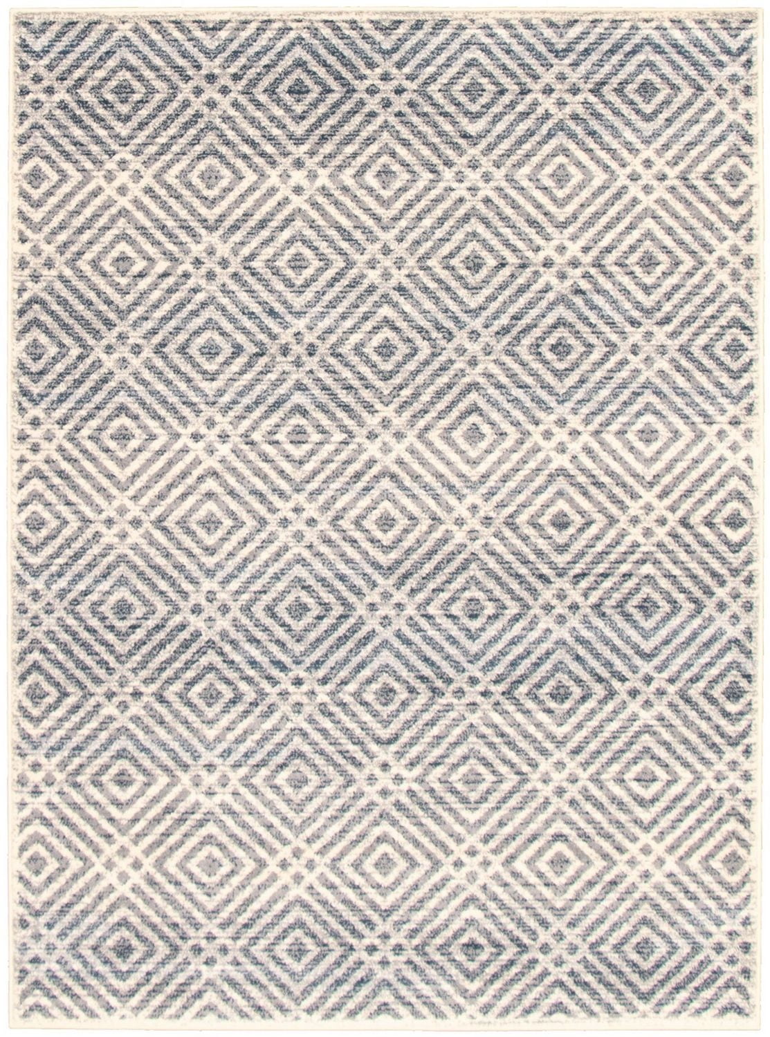 ECARPET Area Rug for Living Room, Geometric Indoor Carpet Ember Collection