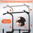 thumbnail image 2 of HONITANO Barra de Dominadas con Soporte de Suelo Ajustable para Entrenamiento de Fuerza en Casa, 2 of 9
