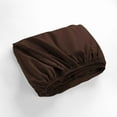 thumbnail image 3 of Couture Charm Queen (60"x80") Fitted Sheet - Bottom Sheet Fits Upto 23-26" Deep Pocket - Soft 600-TC Egyptian Cotton - Easy Care -1 Fitted Sheet Only (Solid, Chocolate), 3 of 4