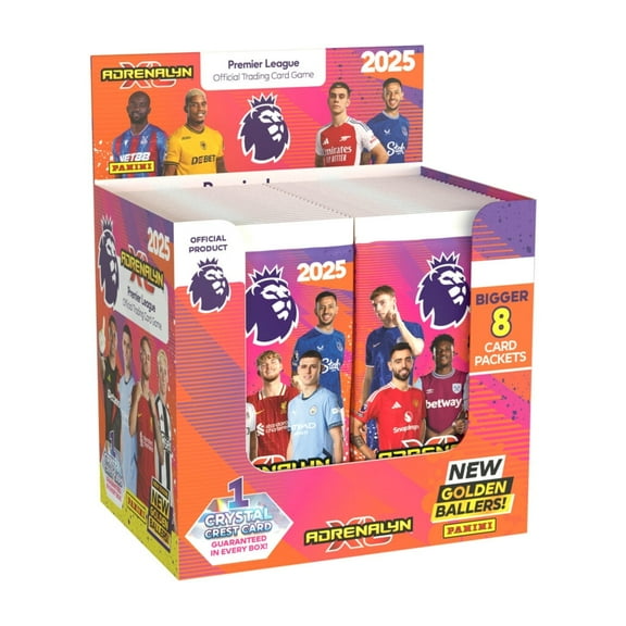2024-25 Panini Adrenalyn XL Premier League Cards - 50-Pack Box (400 Cards)