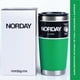 thumbnail image 2 of Vasos de Acero Inoxidable - Termo Tumbler | Vaso Térmico de 20oz - 600ml | Mantiene la Temperatura Entre 8 y 24 Horas - Bebidas Frías y Calientes | Tapa Antiderrame - Ideal verde claro 20oz - 600ml NORDAY 20TBLACK, 2 of 5