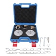 thumbnail image 2 of Brake 5pcs Master Cylinder Adapter Set Aluminum Brake Bleeder Adapter Set Universal for Most Pressure Brake Fluid Bleeder Kit, 2 of 7