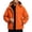 Orange, variant on Men's 3 in 1 Ski Jacket Waterproof Windproof Hooded Fleece Lined Winter Coat Warm Mountain Snow Jacket with Detachable Hood