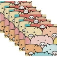 thumbnail image 6 of GZHJMY Cute Pig Cloth Napkins Set of 1, Reusable Washable Oversized Table Napkins for Family Wedding Dinner Party Home Decor, 20 Inch Decorative Washcloths, 6 of 7