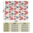 thumbnail image 3 of Kll Fleece Blanket Plush Throw Blanket Roosters,Soft Fuzzy Cozy Flannel Blanket For Couch Sofa Bed.(50"X40"), 3 of 9