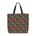 thumbnail image 1 of Balery Mexican Folk Art Floral Bolsa de Mano para Mujeres con Cremallera, Bolsa de Gimnasio con Compartimentos, Bolsa para Laptop, Bolsa para Trabajo, 1 of 7