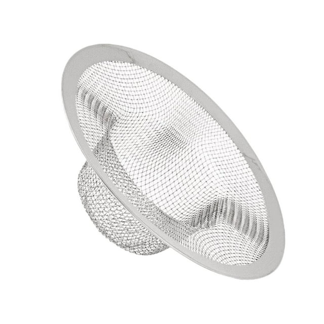 Hbdhejl 5/7/9/11Cm Net Leak Stainless Steel Net Leak Kitchen Drain Leftovers Filter Straw Hat Floor Drain