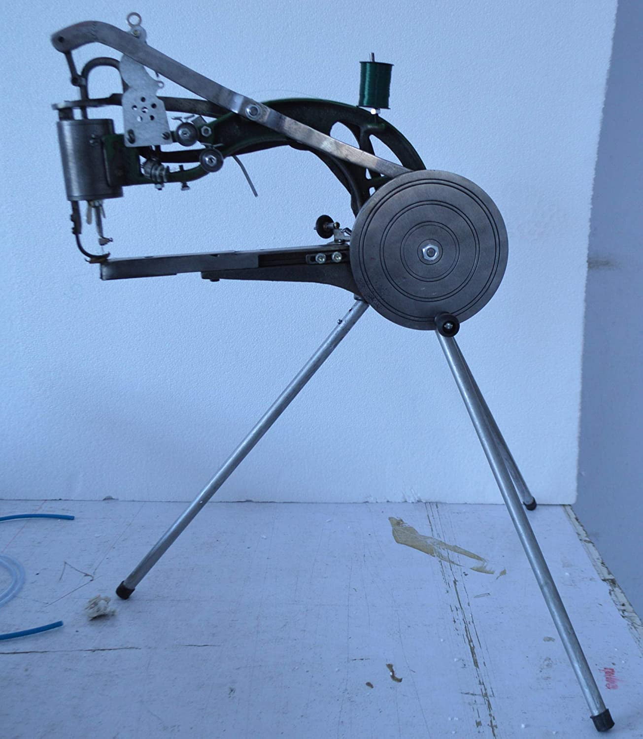 INTSUPERMAI Manual Shoe Repair Machine Dual Cotton Nylon Line Leather