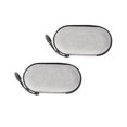 thumbnail image 1 of 2Pcs EVA Round Square Oval Portable Wireless Earphones Zipper Storage Bag Case- Oval, 1 of 5