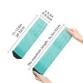thumbnail image 4 of Pofeuu Blue And Turquoise Print 30cm Socks, Adult Running Hiking Socks for Youth and Adult, 4 of 7