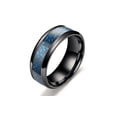 thumbnail image 1 of Kmbangi Men's Jewelry Rings Silver Dragon Titanium Wedding Rings, 1 of 4