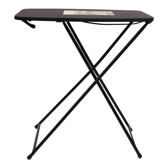 Mesa Plegable Mainstays Ajustable con Acabado en Negro