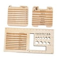 thumbnail image 2 of yuksok Knitting Gauge Ruler Clear Markings Multifunctional Convenient Crochet Ruler 3Pcs, 2 of 9