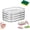 4pcs, variant on Multi-Layer Food Storage Box with Lid, Stackable Meal Prep Container Set for Fridge, Pantry & Deli Meat, Cheese, Ham Storage, BPA-Free, Easy Clean, Durable Kitchen Organization (3 Layers)