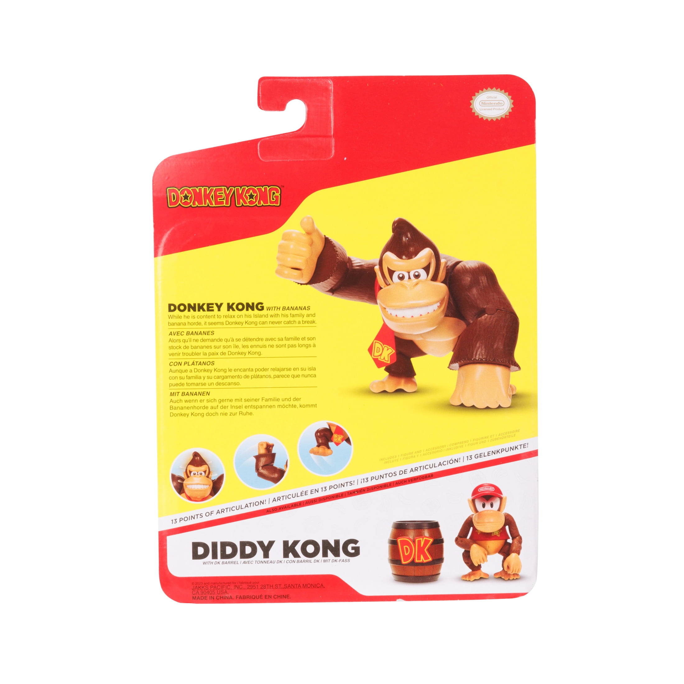 NINTENDO 4" DONKEY KONG FIGURE