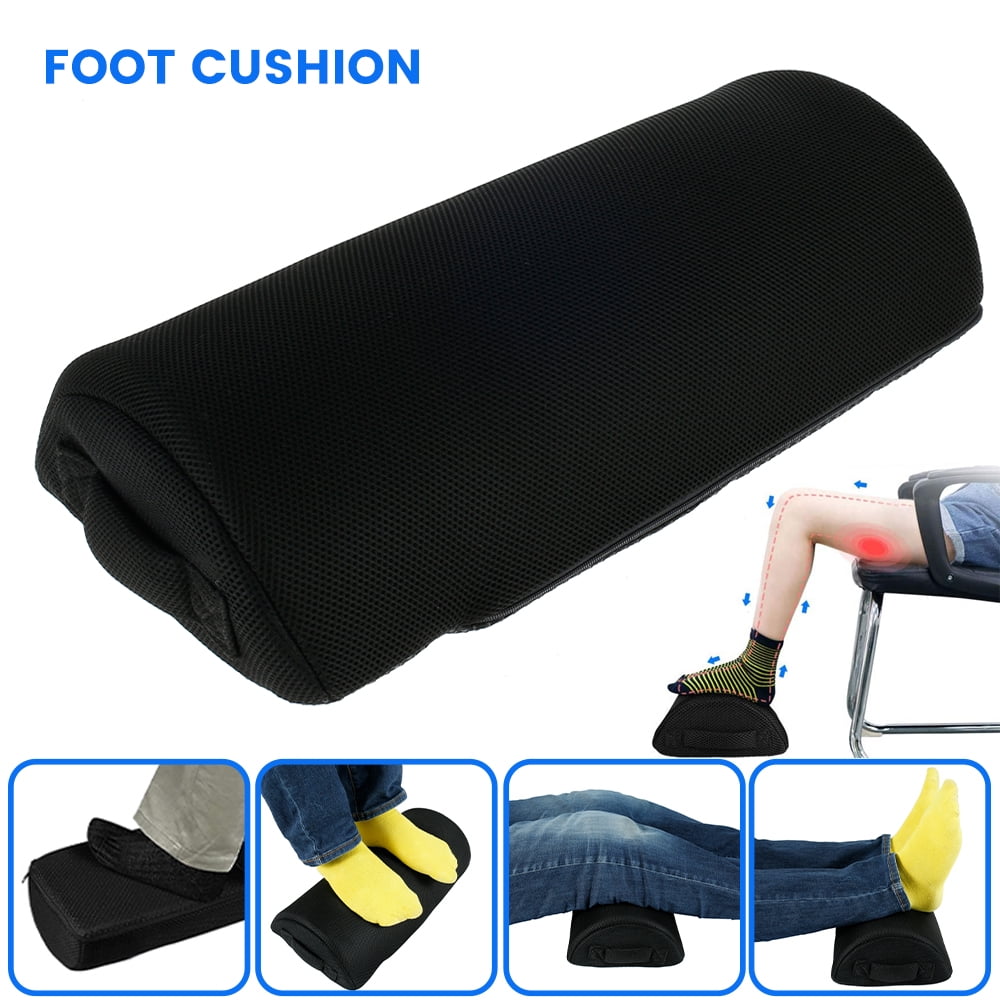 Soft Yet Firm Foam Foot Rest Cushion Under Desk Foot Stool Pillow for Office and Home